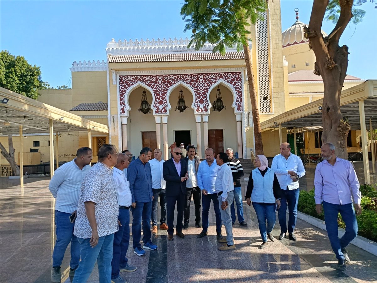 محافظ الأقصر يتفقد مسجد السيد يوسف&nbsp;