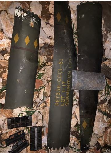 قنابل عنقودية محظورة