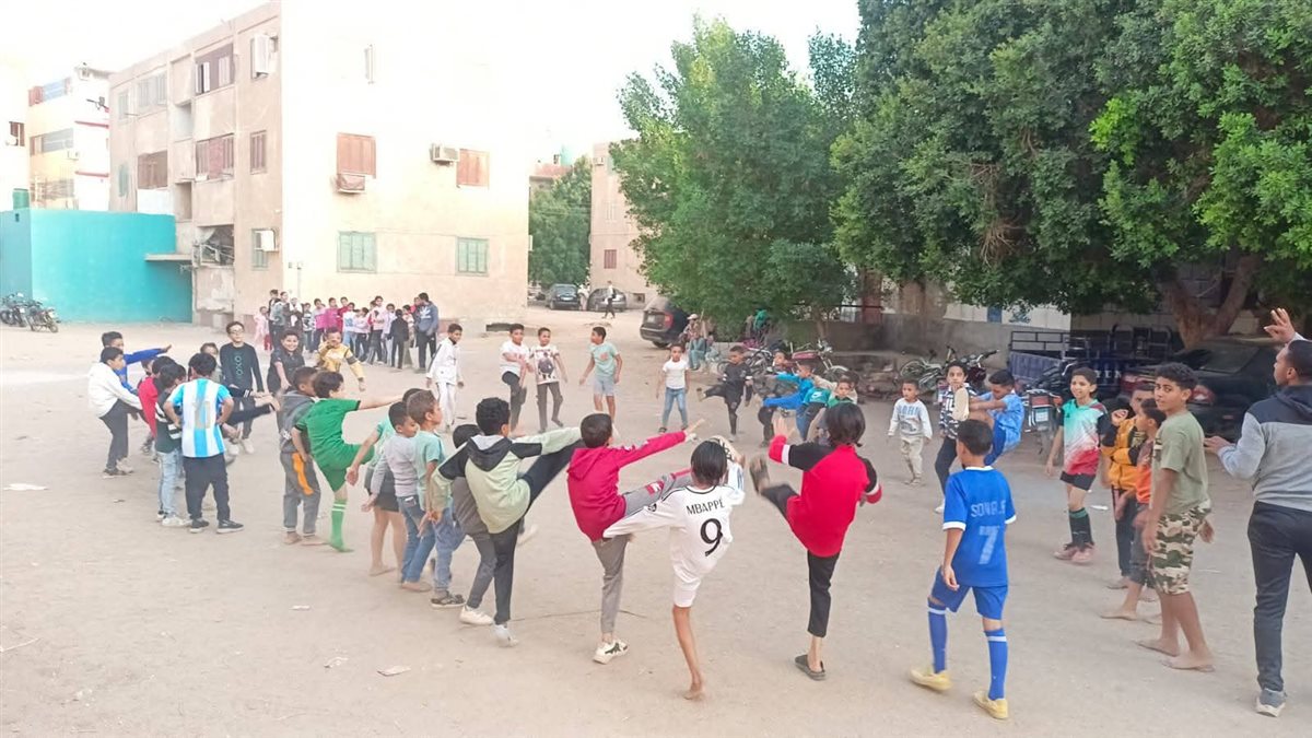 مشروع اللياقة البدنية بشوارع الوادي الجديد