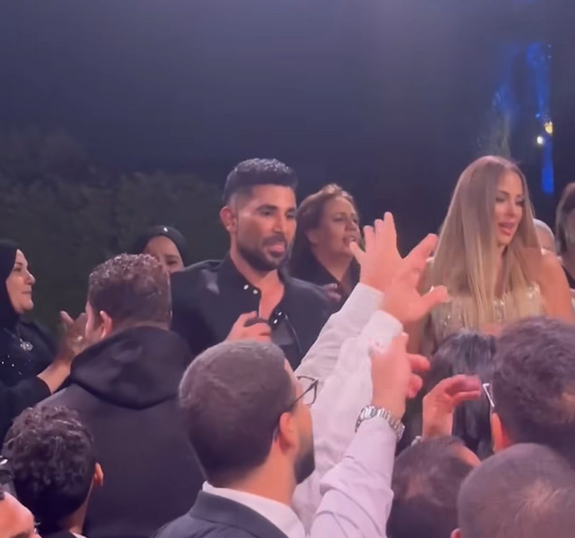 الصور الأولى  من حفل زفاف ابن ريم مصطفى