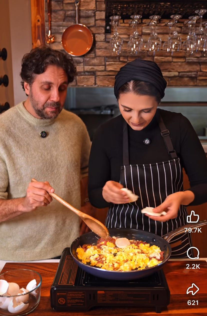 الشيف نادية السيد والفنان هشام ماجد&nbsp;