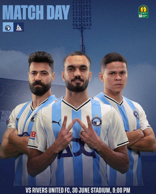 القناة الناقلة لمباراة بيراميدز وريفرز يونايتد