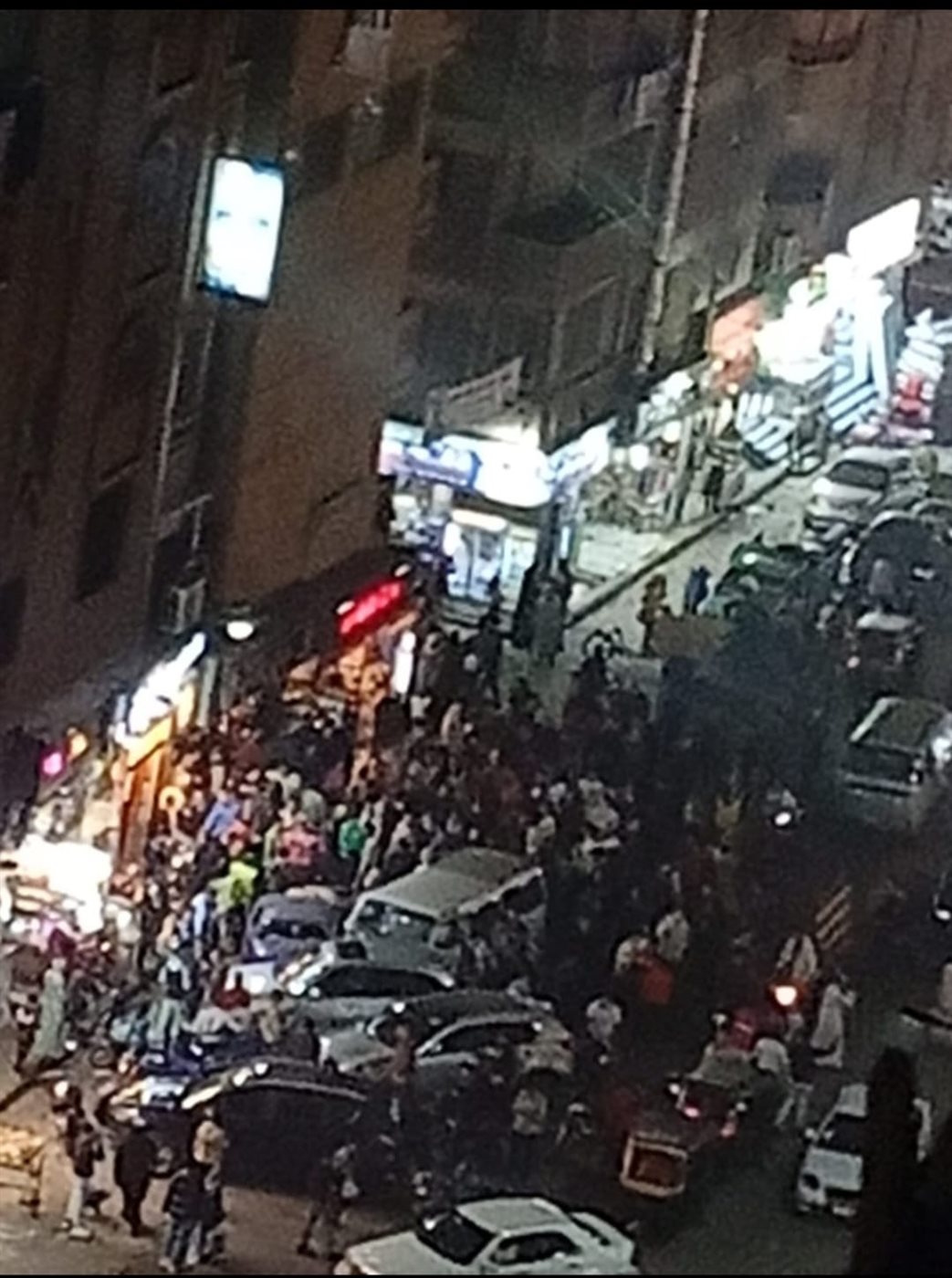 حادث انقلاب دراجة بخارية بالهرم