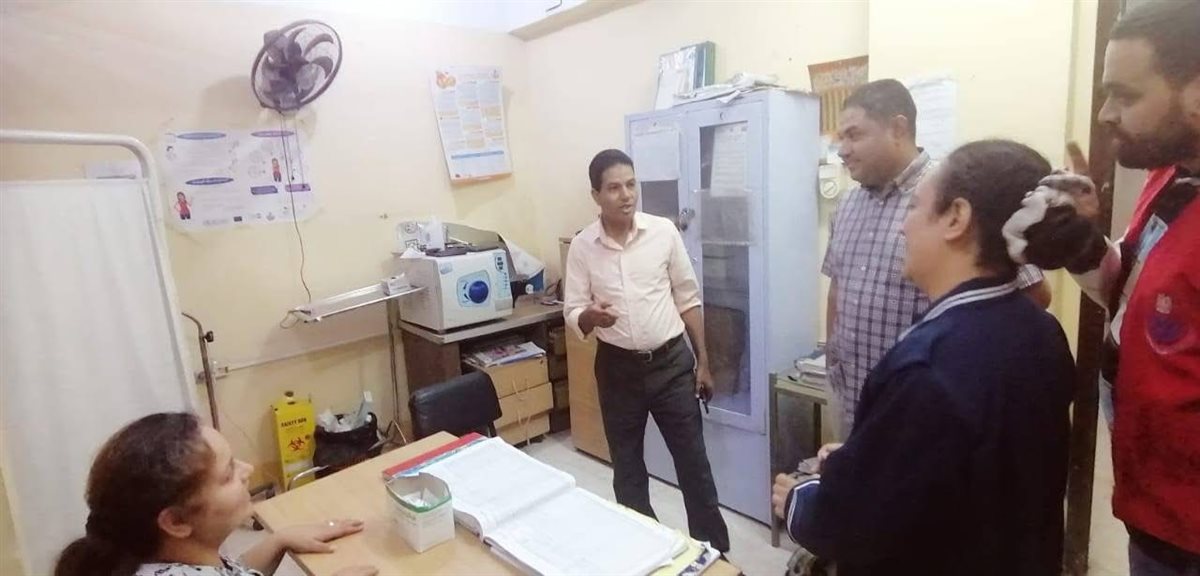جولة مفاجئة لوكيل وزارة صحة الأقصر 
