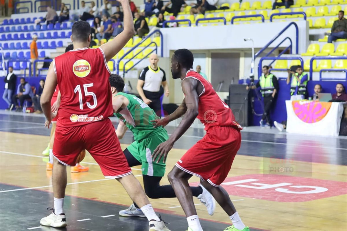 فوز الاتحاد السكندري على الأهلي في مباراة الفريق الأول بنهائي دوري المرتبط لكرة السلة<br> 