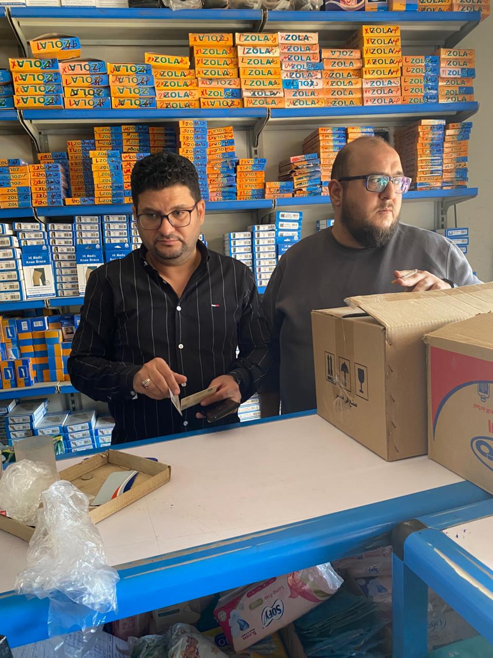 جانب من المضبوطات 