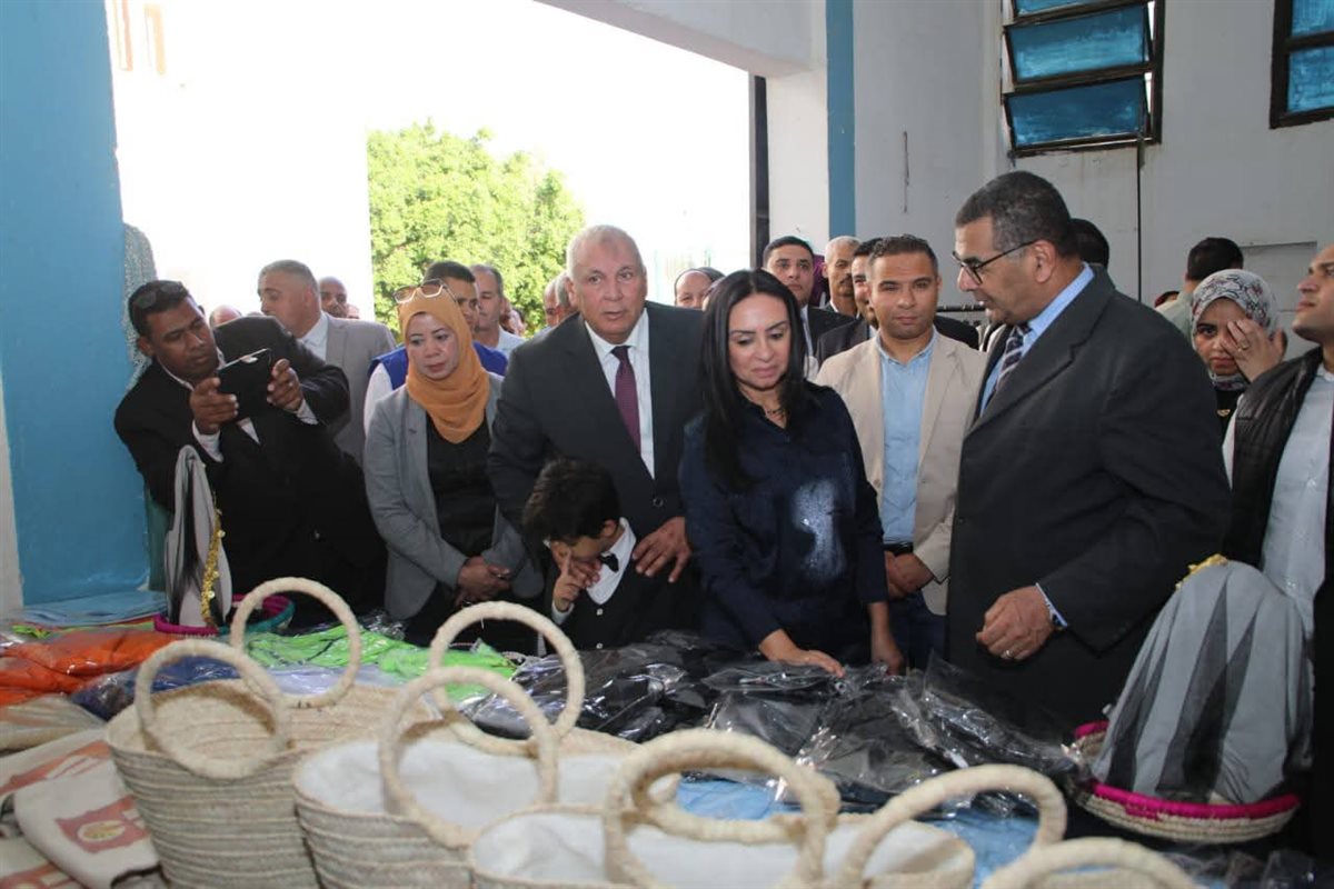 جانب من جولة وزيرة التضامن بالوادي الجديد