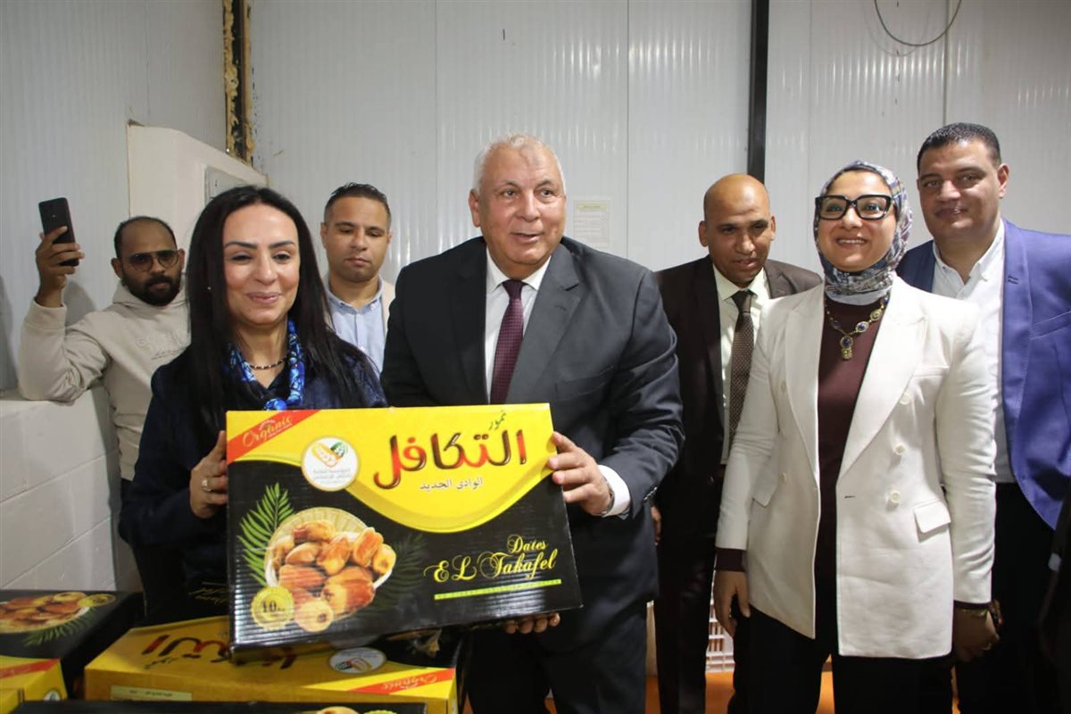 جانب من جولة وزيرة التضامن بالوادي الجديد