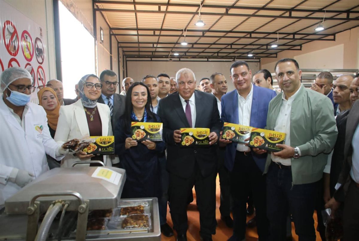 جانب من جولة وزيرة التضامن بالوادي الجديد