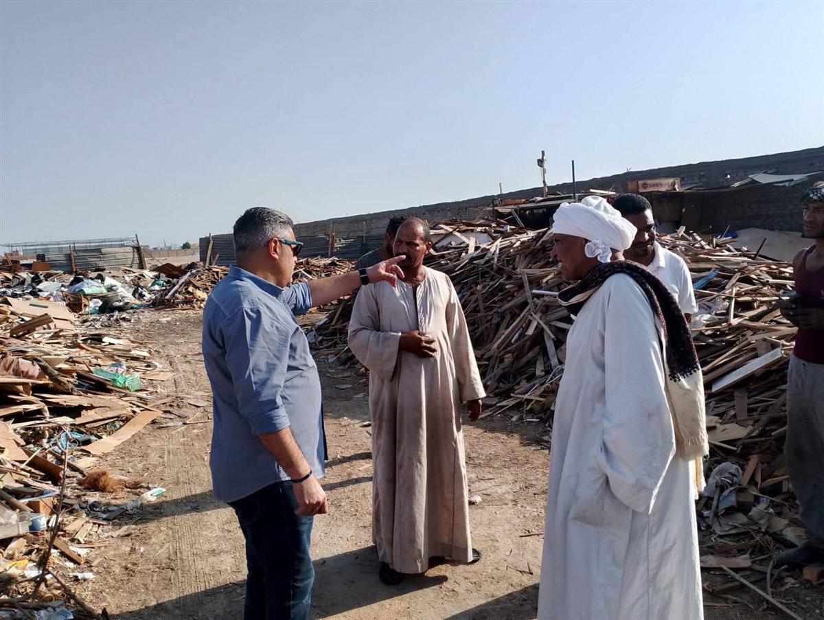 جانب من حملة رئيس حي جنوب الغردقة 