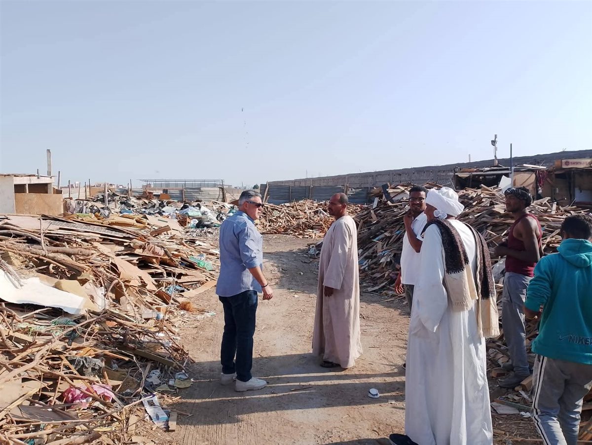جانب من حملة رئيس حي جنوب الغردقة 