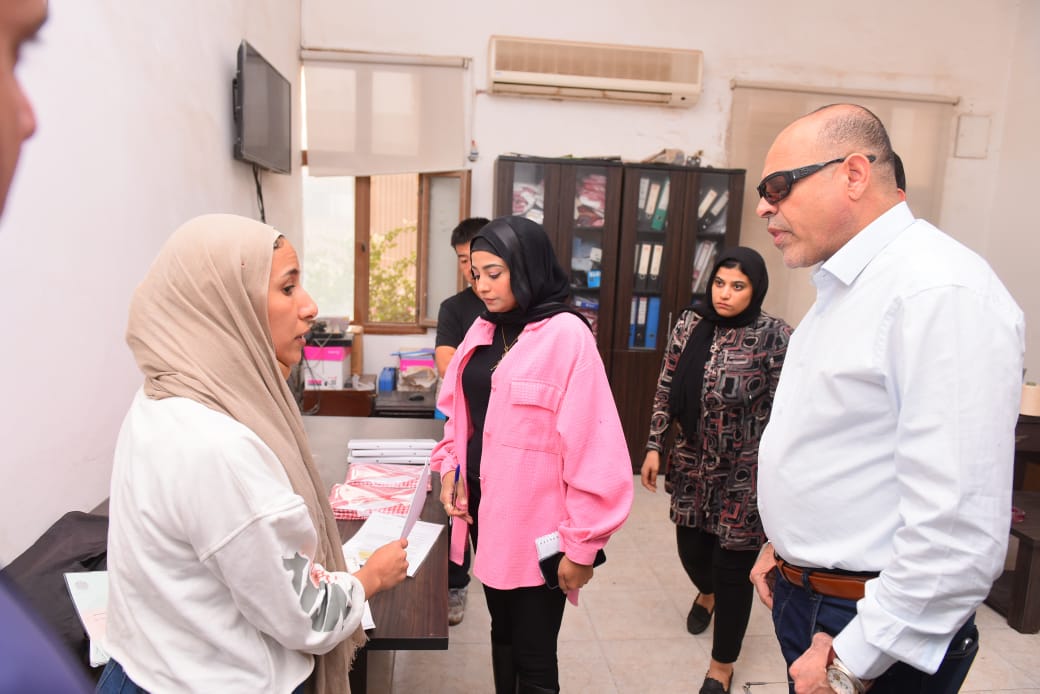 جانب من الجولة الميدانية