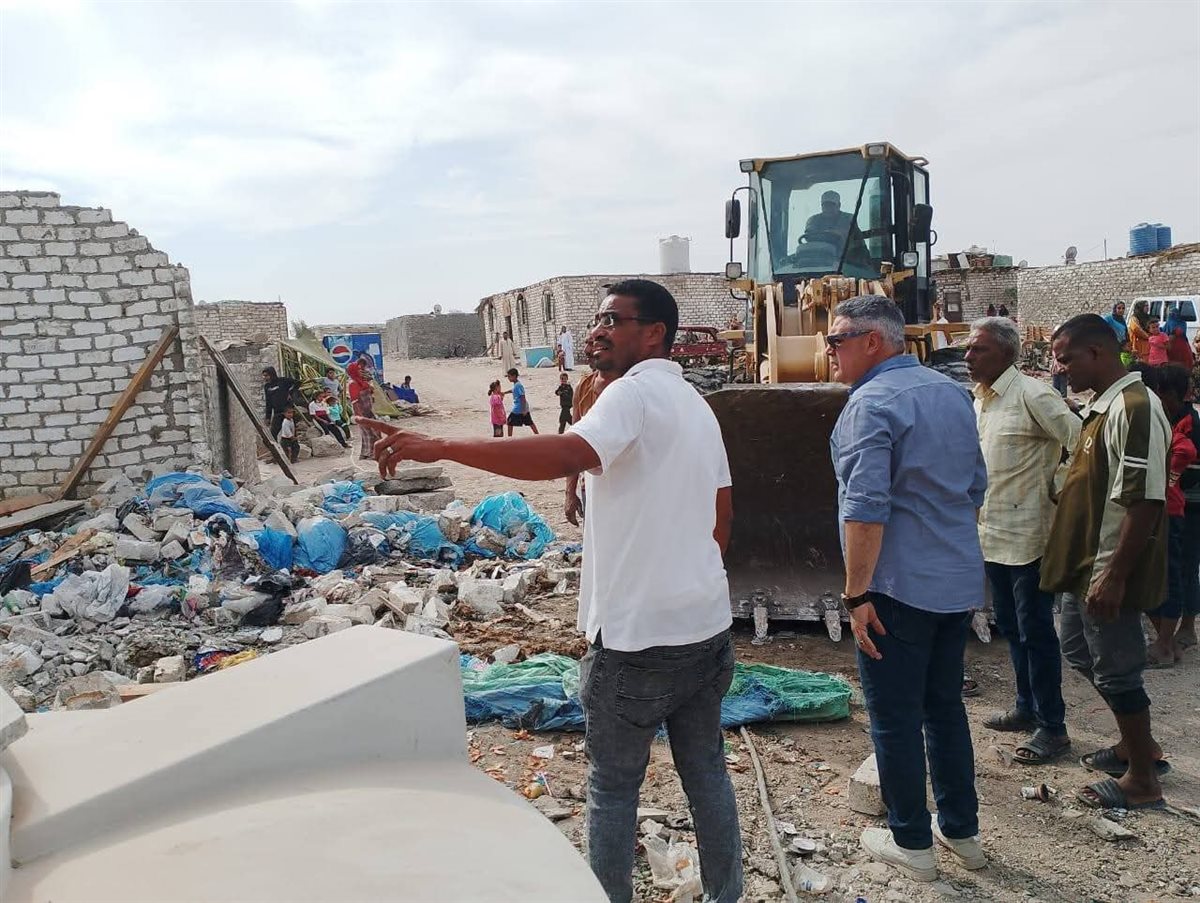 إزالة تعديات على أراضى الدولة بالغردقة 