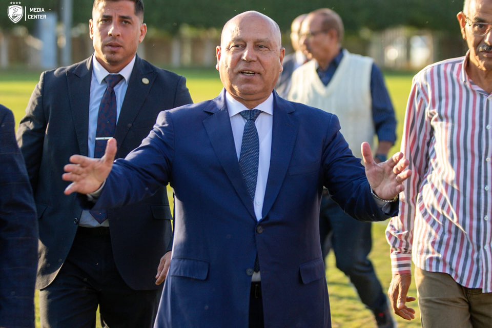 كامل الوزير يزور مران السكة الحديد لدعم ومؤازرة اللاعبين