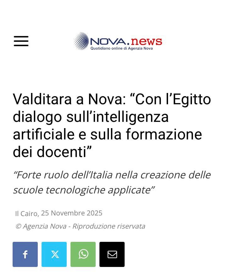 حديث الصحافة الإيطالية عن تعليم في مصر