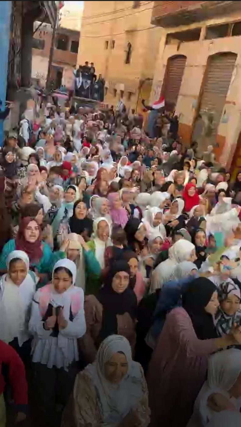 مسيرة نسائية حاشدة في المنوفية