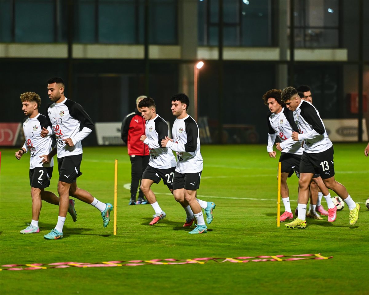 منتخب مصر الثاني يختتم تدريباته لكأس العرب قبل السفر إلى قطر
