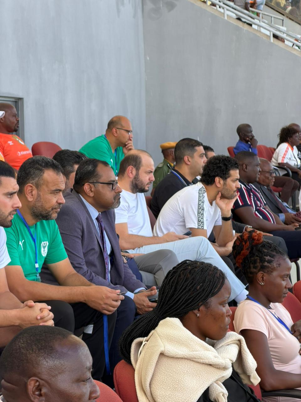بعثة بيراميدز في زامبيا تتابع مباراة المصري وزيسكو من المدرجات لدعم الفريق البورسعيدي <br>