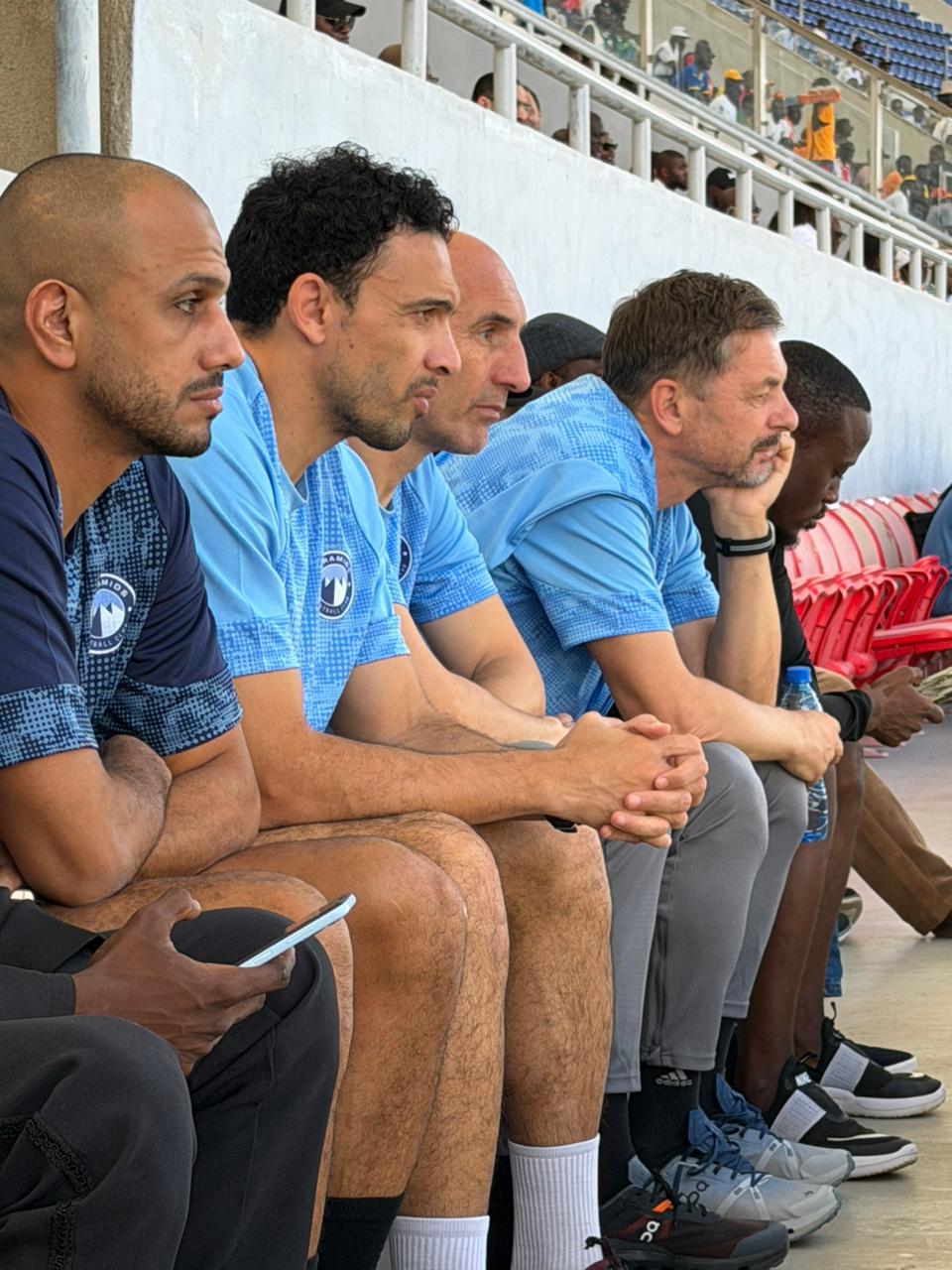 بعثة بيراميدز في زامبيا تتابع مباراة المصري وزيسكو من المدرجات لدعم الفريق البورسعيدي <br>