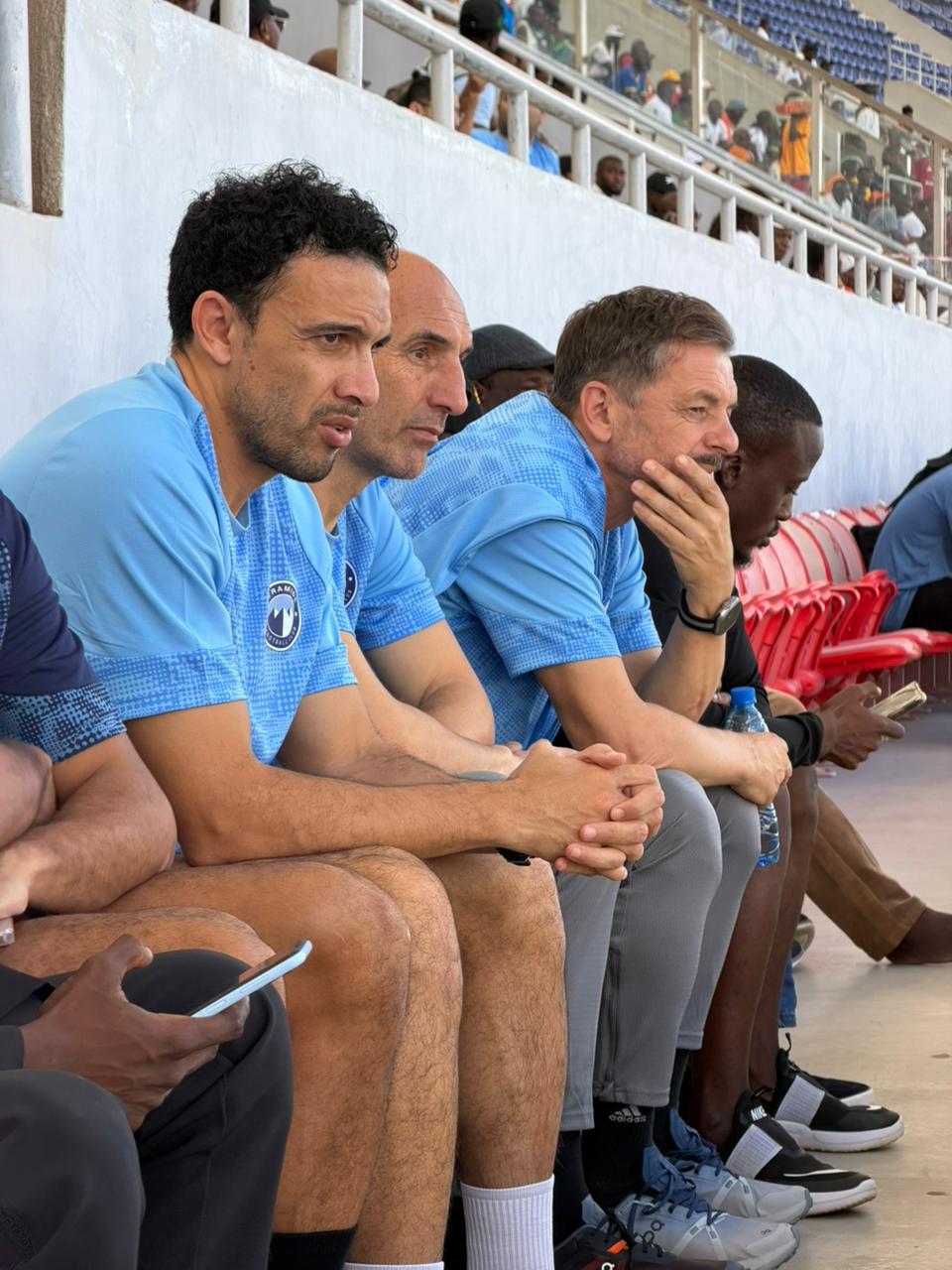 بعثة بيراميدز في زامبيا تتابع مباراة المصري وزيسكو من المدرجات لدعم الفريق البورسعيدي <br>