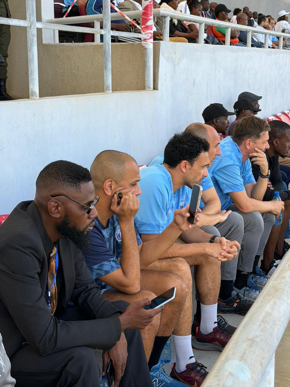 بعثة بيراميدز في زامبيا تتابع مباراة المصري وزيسكو من المدرجات لدعم الفريق البورسعيدي <br>