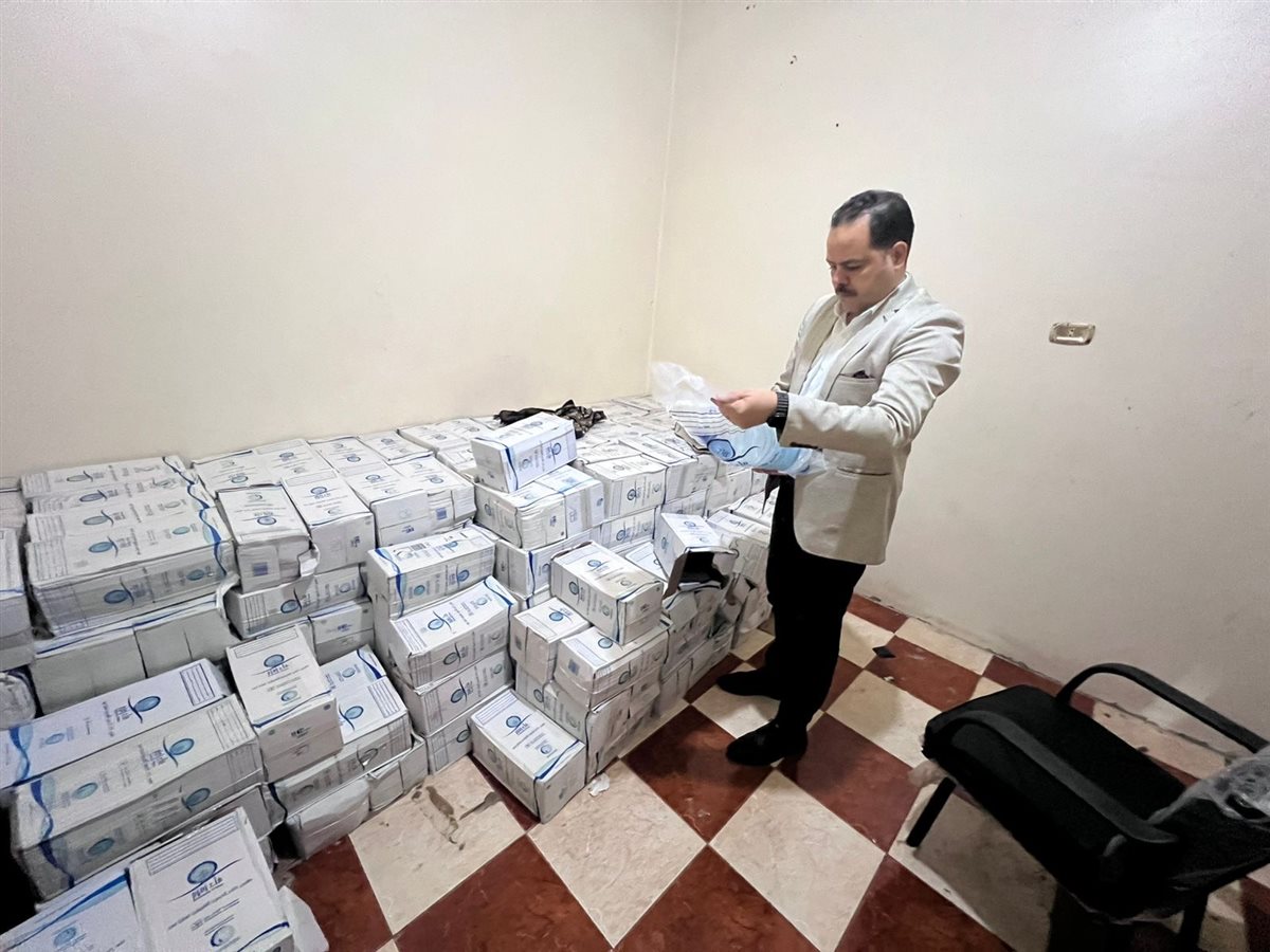 جانب من عمليات الضبط