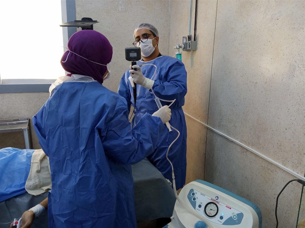 جانب من الجراحة