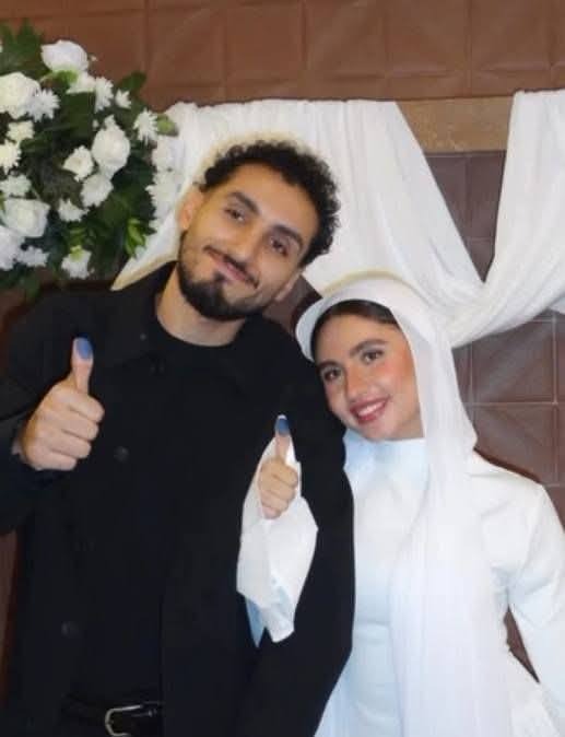 <strong>أحمد حمدي لاعب الزمالك يحتفل بعقد قرانه على شهد مكرم نجمة فريق السيدات</strong>