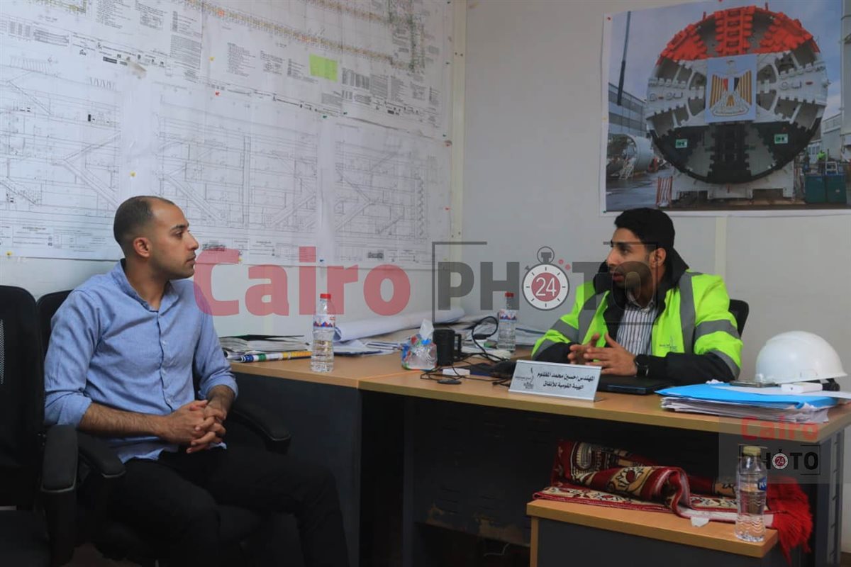 محرر القاهرة 24 مع مدير مشروع محطة مترو النصر