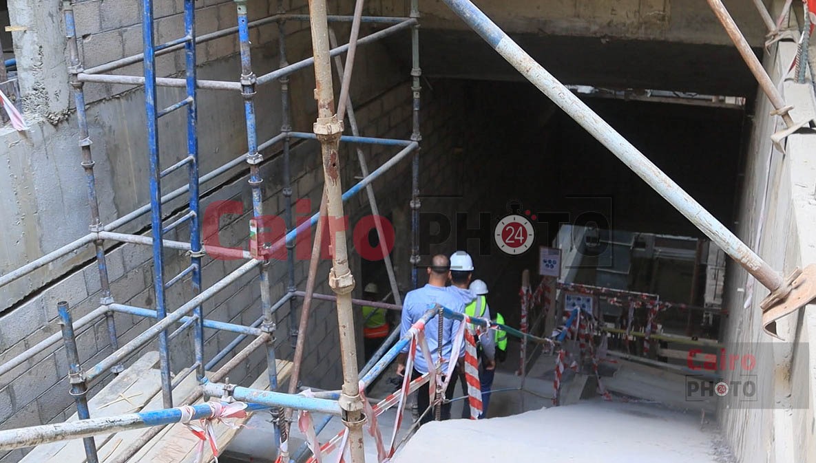 جولة القاهرة 24 داخل محطة النصر إحدى محطات الخط الرابع للمترو