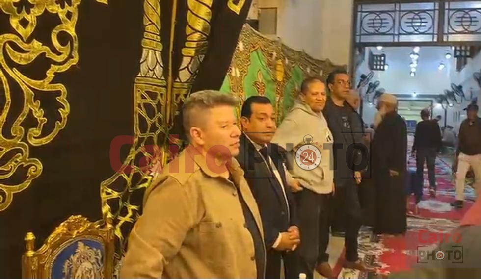 عزاء شقيقة رضا عبد العال