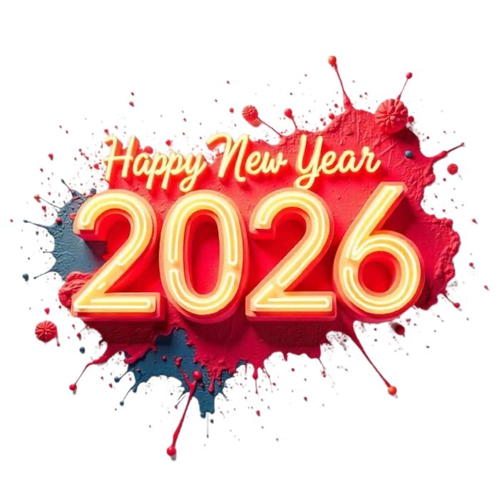 بطاقات تهنئة السنة الجديدة 2026