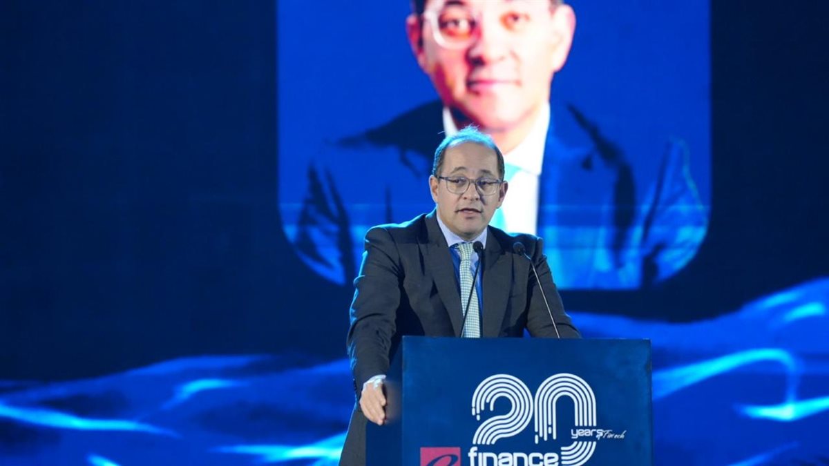 وزير المالية خلال الاحتفال بمرور 20 عامًا على تأسيس شركة إى. فاينانس