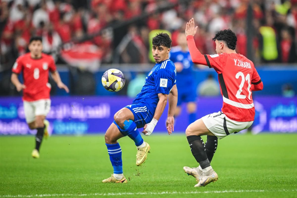 لقطات من مباراة مصر والكويت