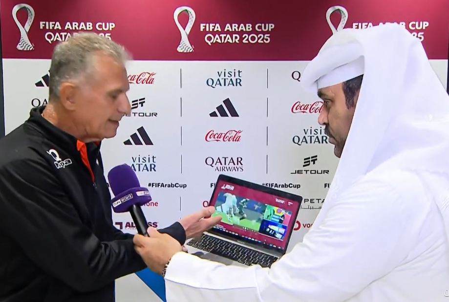 انفعال البرتغالي كارلوس كيروش مدرب منتخب عمان