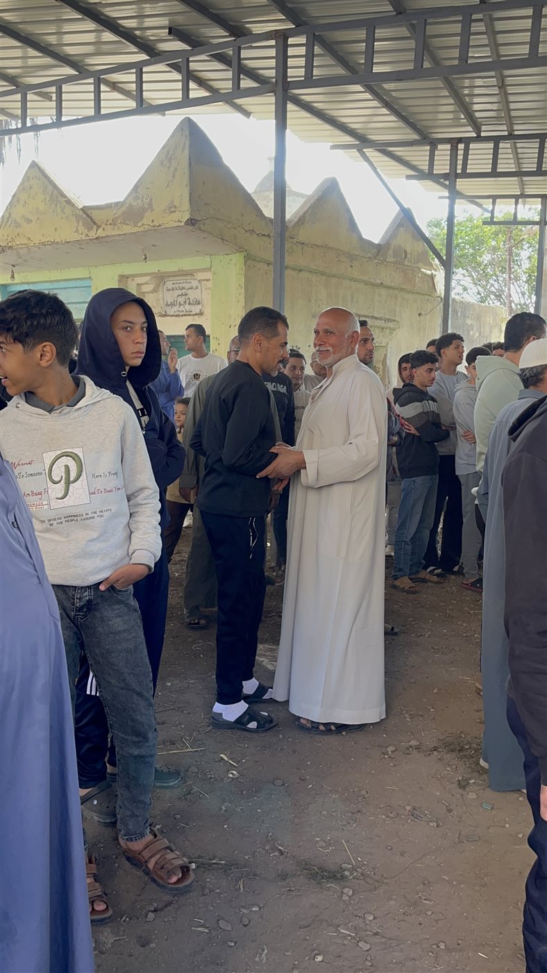 تشييع جنازة الأب والابن ضحايا حريق سوق الخواجات بالمنصورة