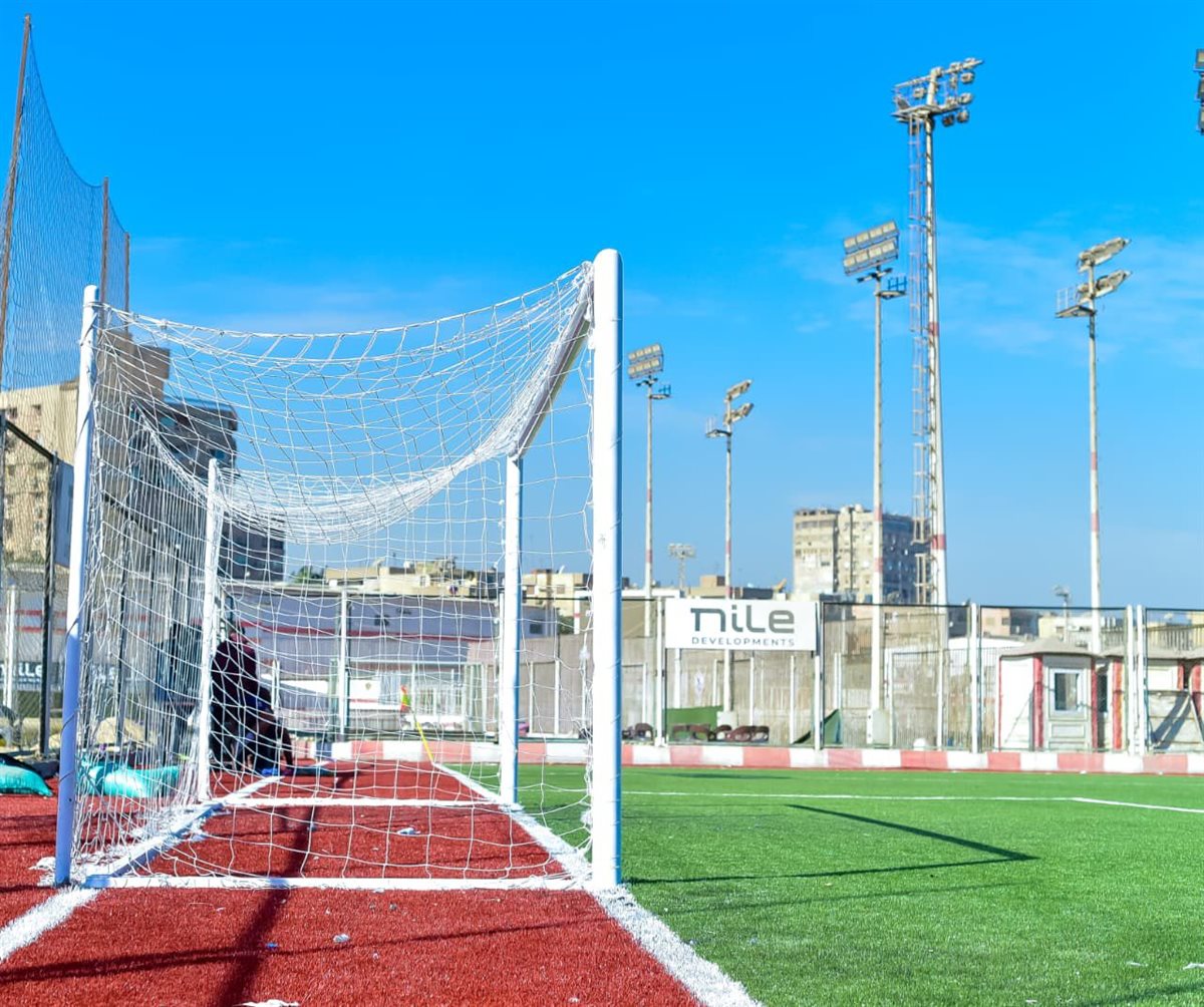 تجديد ملعب الناشئين بالزمالك (2)