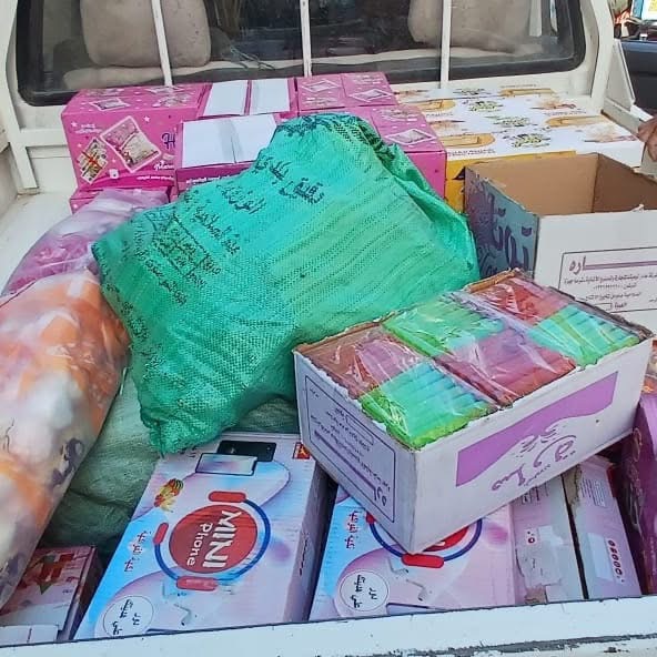 ضبط سلع منتهية الصلاحية ومجهولة المصدر 