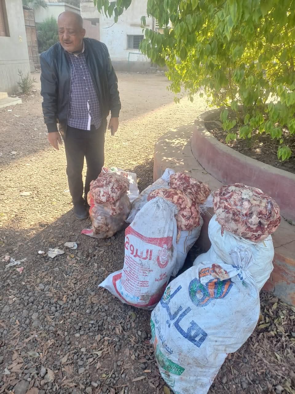 ضبط ربع طن لحوم في المنوفية 