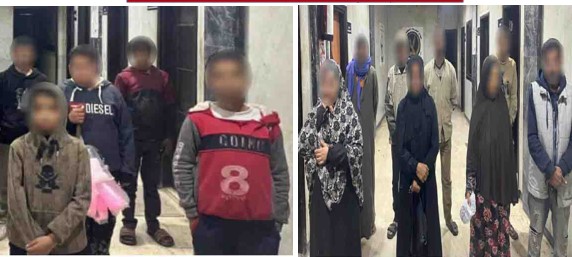 المتهمين باستغلال الأطفال في اعمال التسول 