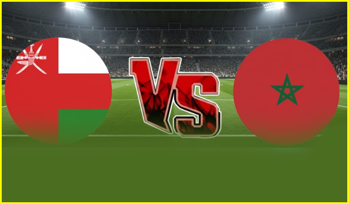 موعد مباراة المغرب وعمان اليوم