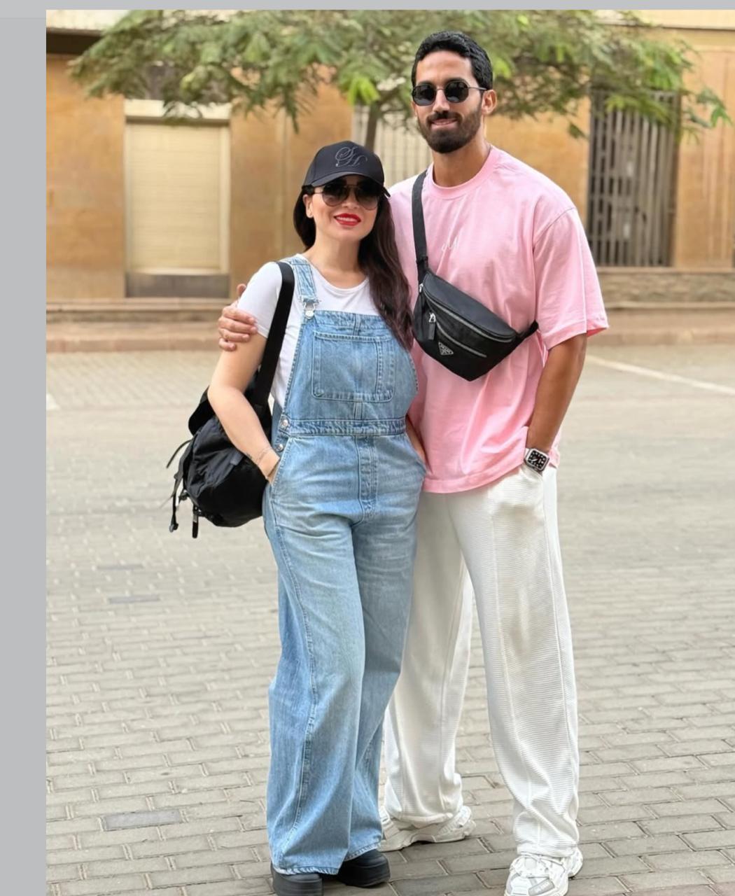 في أحدث ظهور لهما.. مي عز الدين تخطف الأنظار من جديد هي وزوجها أحمد تيمور 