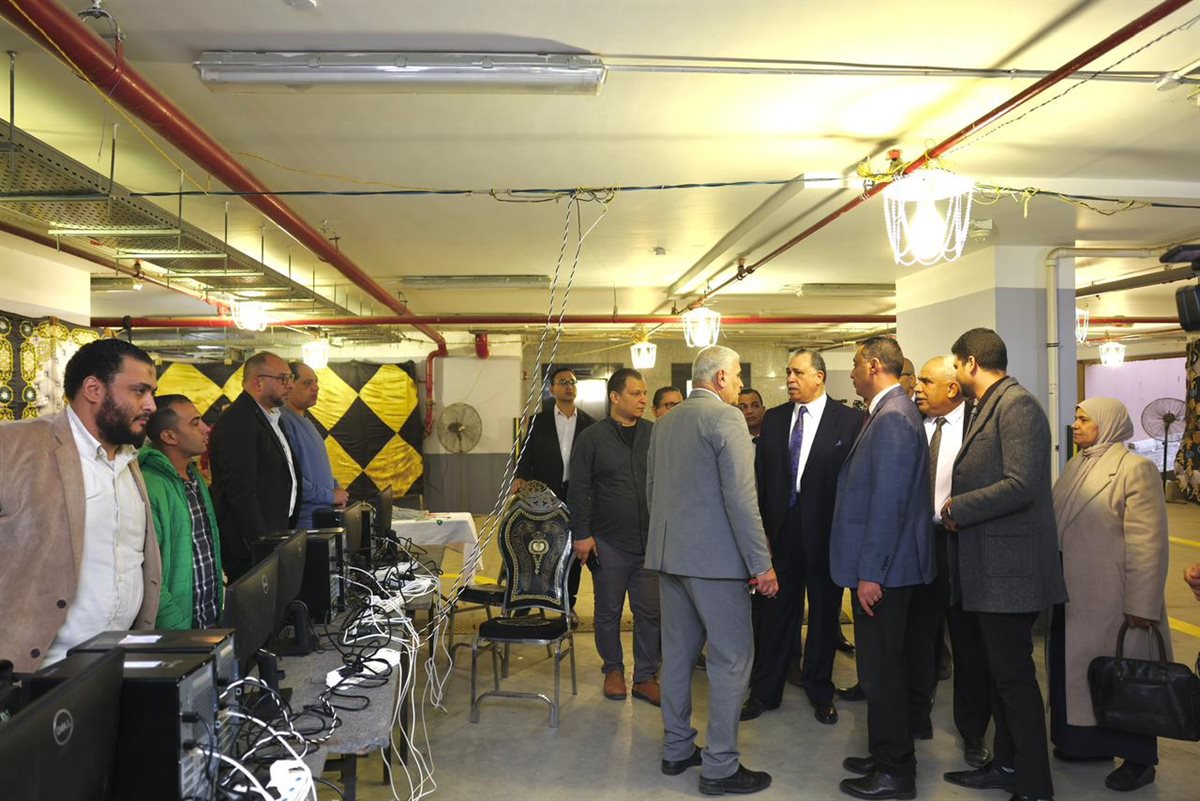 <strong>نقيب المحامين يتفقد مقار انعقاد الجمعية العمومية الخاصة بزيادة المعاشات</strong>