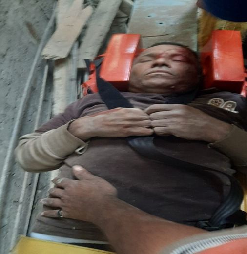 <strong>سقوط عمال الأتوبيس الترددي بالبساتين </strong>