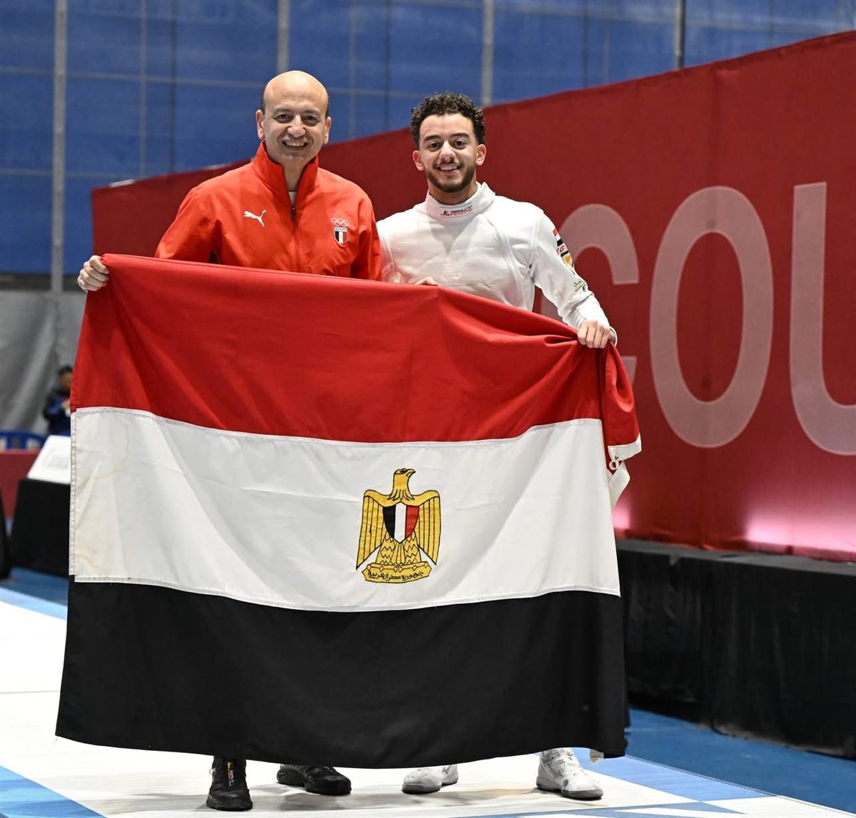 تتويج محمد السيد بذهبية كأس العالم لسلاح الإيبيه