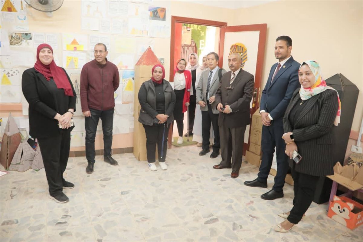 جانب من زيارة الوفد اليابانى للوادى الجديد