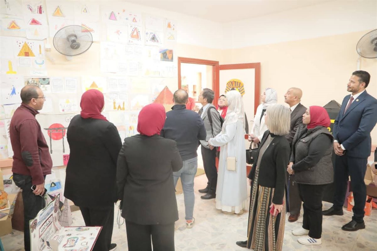 جانب من زيارة الوفد اليابانى للوادى الجديد