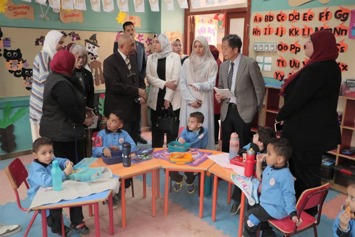 جانب من زيارة الوفد اليابانى للوادى الجديد