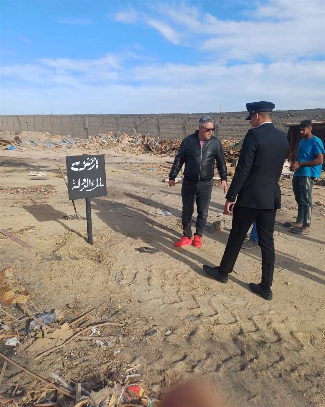 استرداد أرض ملك الدولة بمساحة 3 آلاف بالغردقة 