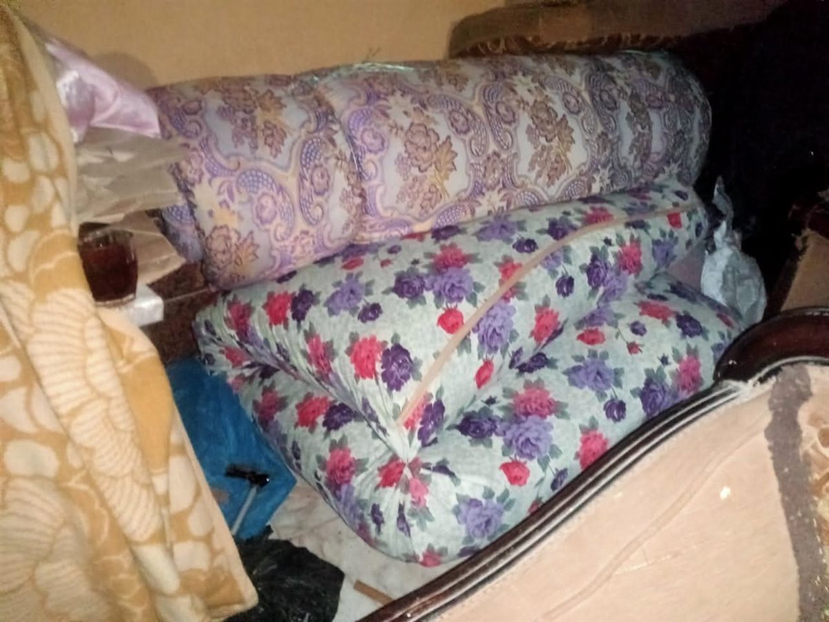 جانب من مساعدات الأسرة المتضررة بالمنوفية